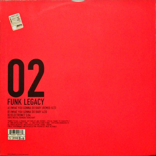 Funk Legacy - What You Gonna Do Baby | Vertigo (VRT 002) - 2 Funk Legacy - What You Gonna Do Baby | Vertigo (VRT 002) - 2