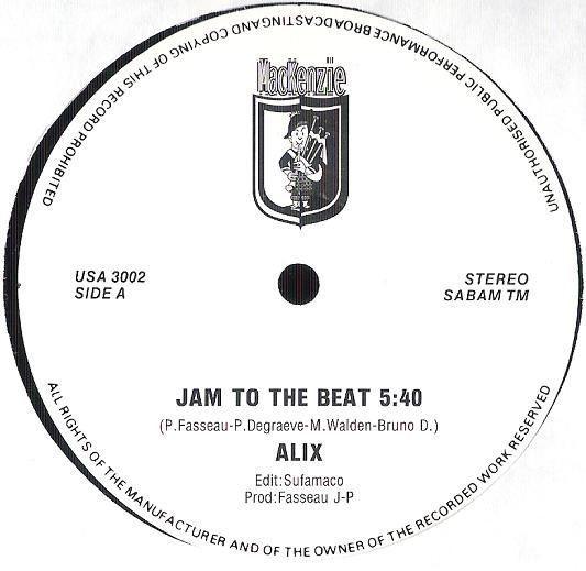 Alix - Jam To The Beat | Mackenzie Records (USA 3002) - 2