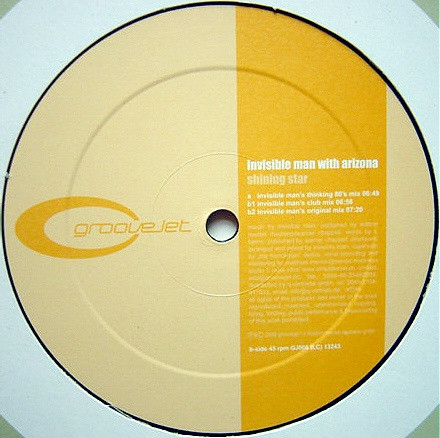 Invisible Man With Arizona - Shining Star | Groovejet Music (GJ006) - main Invisible Man With Arizona - Shining Star | Groovejet Music (GJ006) - main