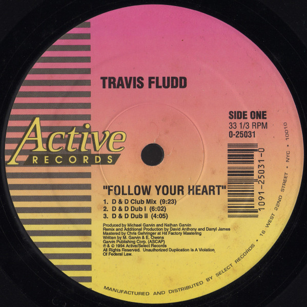Travis Fludd - Follow Your Heart | Active Records (0-25031) - 2