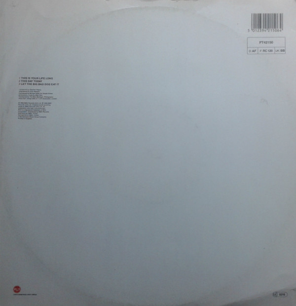The Blow Monkeys - This Is Your Life Long | RCA (PT 42150) - 2 The Blow Monkeys - This Is Your Life Long | RCA (PT 42150) - 2