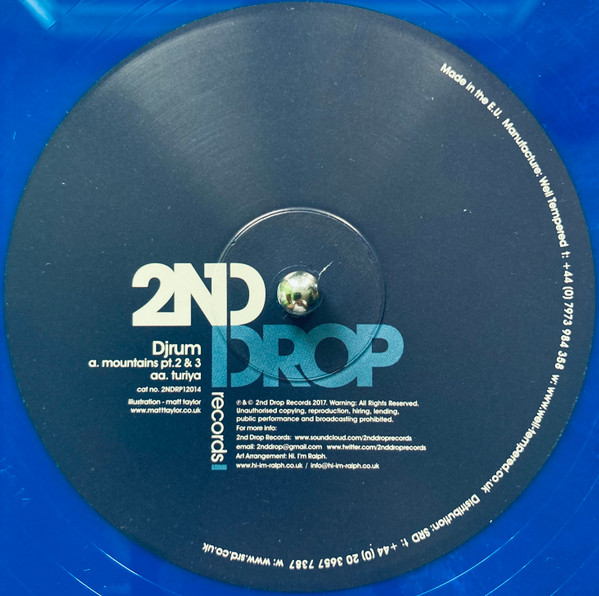 Djrum - Mountains EP (Part 2) | 2nd Drop Records (2NDRP12014) - main Djrum - Mountains EP (Part 2) | 2nd Drop Records (2NDRP12014) - main
