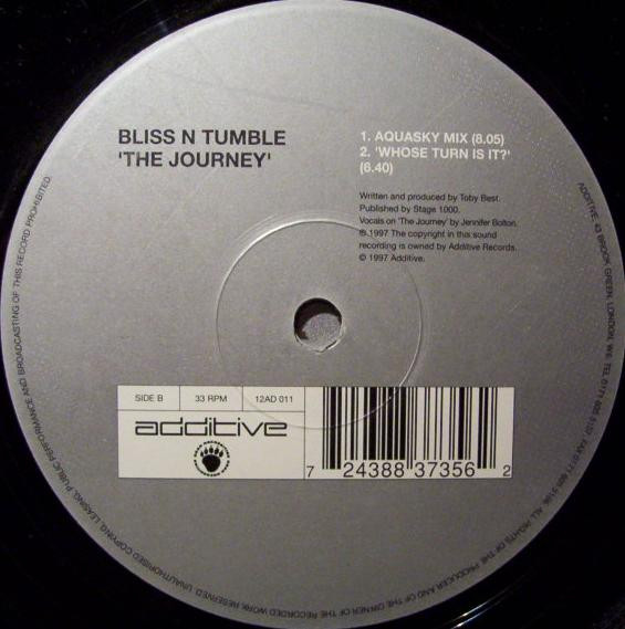 Bliss 'n' Tumble - The Journey | Additive (12AD 011) - 2