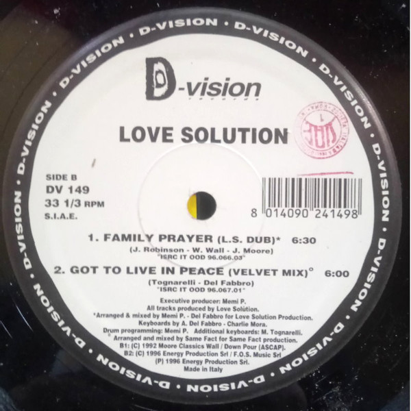 Love Solution - Family Prayer | D:vision Records (DV 149) - 2 Love Solution - Family Prayer | D:vision Records (DV 149) - 2