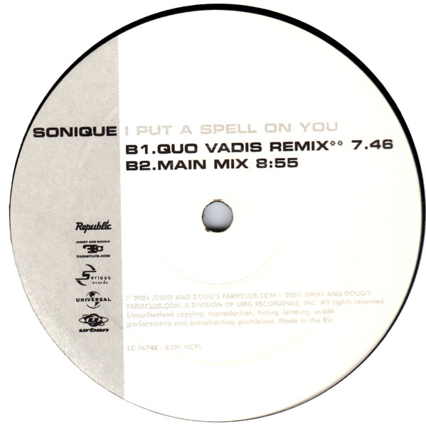 Sonique - I Put A Spell On You | Serious Records (B144387) - 4 Sonique - I Put A Spell On You | Serious Records (B144387) - 4