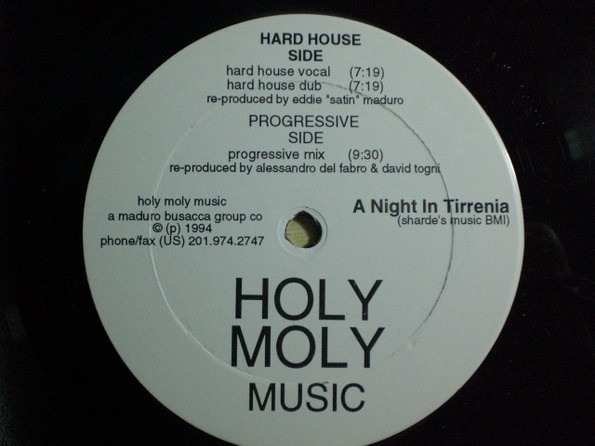 Mediterraneo Feat. Franchino - A Night In Tirrenia | Holy Moly Music (HMM 101) - 2