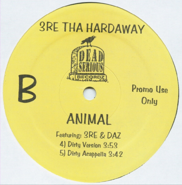 3re Tha Hardaway & Daz - Animal | Dead Serious Recordz (AR40950) - 4 3re Tha Hardaway & Daz - Animal | Dead Serious Recordz (AR40950) - 4