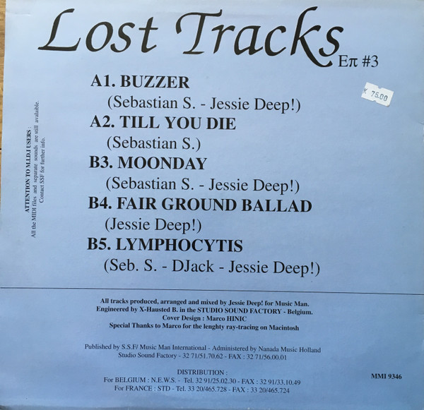 Jessie Deep! - Lost Tracks Vol. 3 | Music Man Records (MMI 9346) - 2