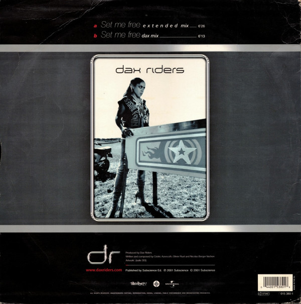Dax Riders - Set Me Free | Subscience (015 380-1) - 2 Dax Riders - Set Me Free | Subscience (015 380-1) - 2
