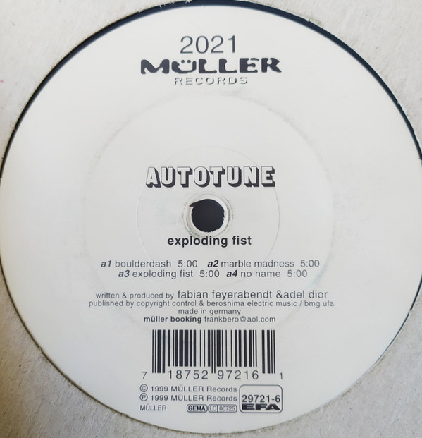 Autotune - Exploding Fist | Müller Records (2021) - main