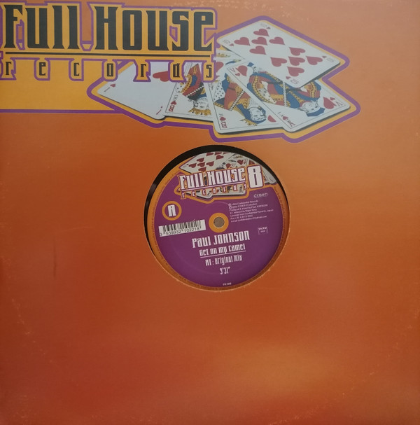 Paul Johnson - Get On My Camel | Full House (FH 008) - 3