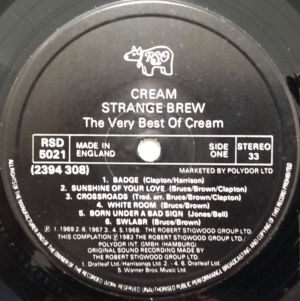 Strange Brew - The Very Best Of Cream