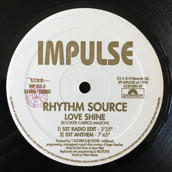 Rhythm Source - Love Shine | Impulse (IMP 512) - main Rhythm Source - Love Shine | Impulse (IMP 512) - main