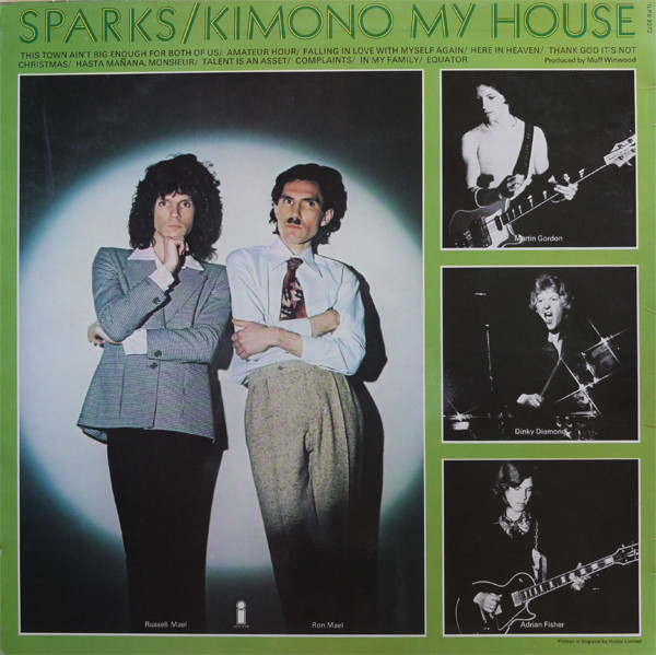 Sparks - Kimono My House | Island Records (ILPS 9272) - 2 Sparks - Kimono My House | Island Records (ILPS 9272) - 2