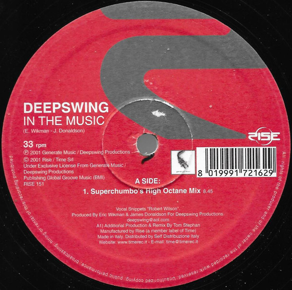 Deep Swing - In The Music | Rise (RISE 151) - 3