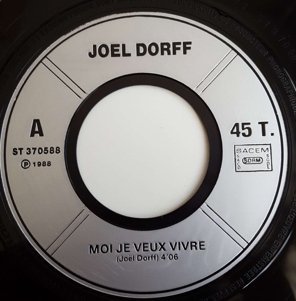 Joel Dorff - Moi Je Veux Vivre | Not On Label (ST 370588) - 3