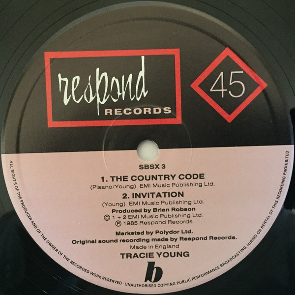 Tracie Young - Invitation | Respond Records (SBSX 3) - 4