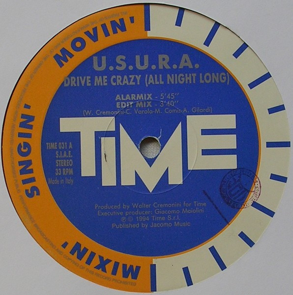 U.S.U.R.A. - Drive Me Crazy | TIME (TIME 031) - 3