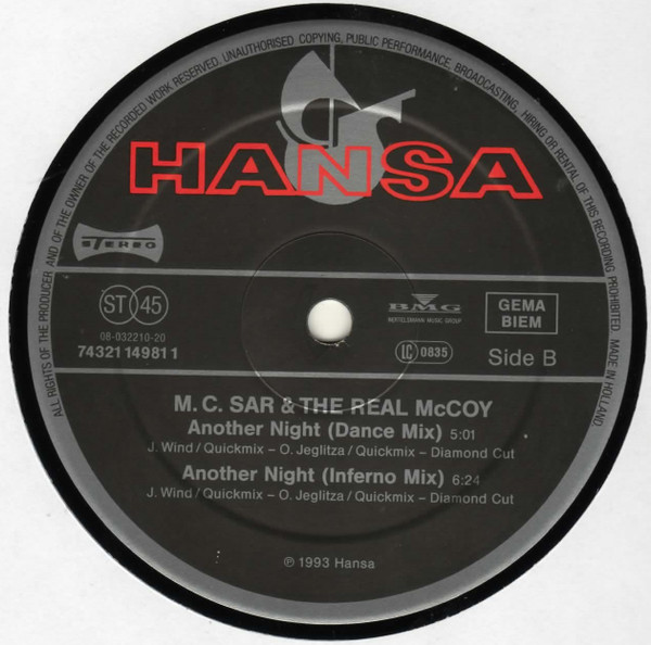 Real McCoy - Another Night | Hansa (74321 14981 1) - 4