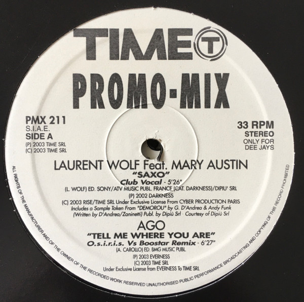Various - The Time Group Promo-Mix 211 | Time S.p.A. (PMX 211)