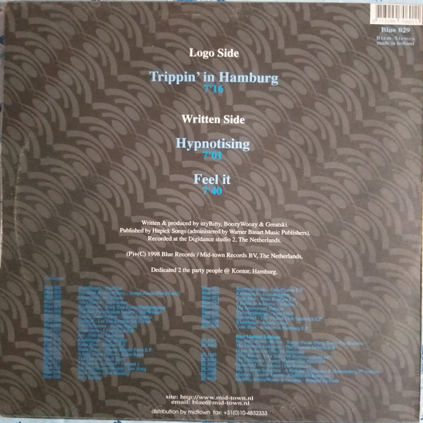 Code Blue - Bonkers In Hamburg E.P. | Blue Records (BLUE 029) - 2 Code Blue - Bonkers In Hamburg E.P. | Blue Records (BLUE 029) - 2