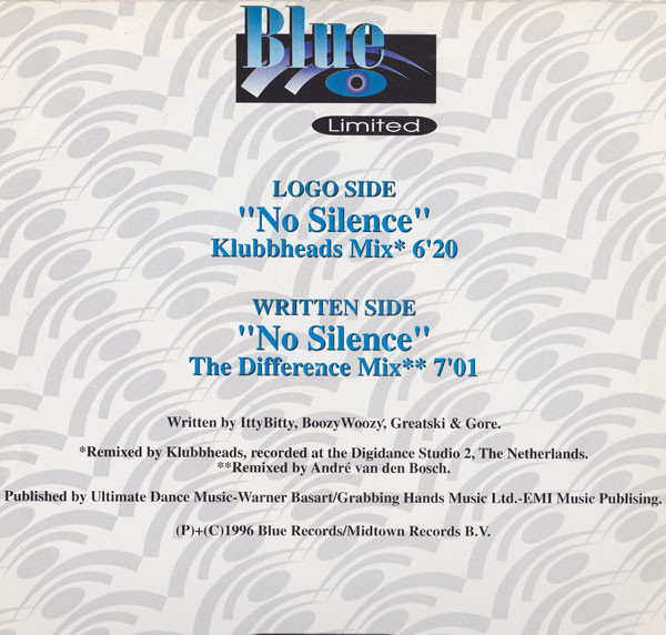 Greenfield - No Silence (The Remixes) | Blue Limited (BL-1005) - 4 Greenfield - No Silence (The Remixes) | Blue Limited (BL-1005) - 4