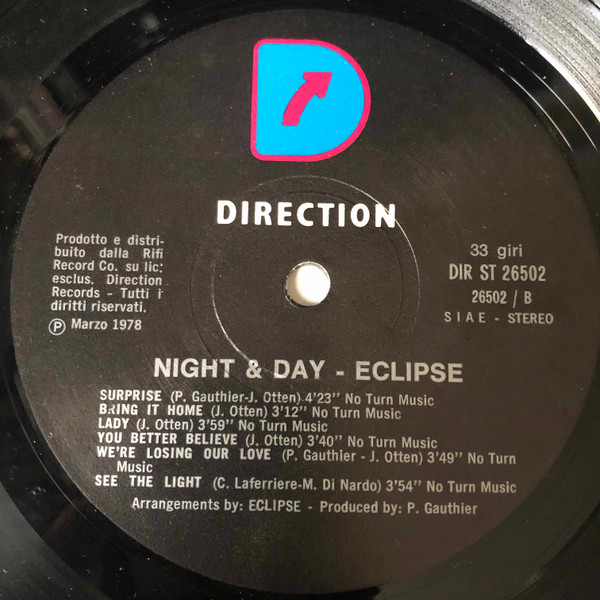 Eclipse - Night And Day | Direction (DIR-ST 26502) - 4