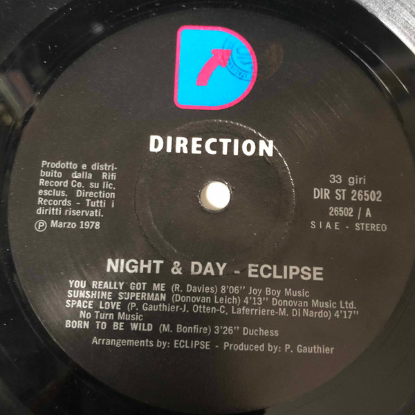 Eclipse - Night And Day | Direction (DIR-ST 26502) - 3