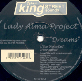 Lady Alma Feat. Lady Alma - Dreams | BPM King Street Sounds (KSS 1154) - 3 Lady Alma Feat. Lady Alma - Dreams | BPM King Street Sounds (KSS 1154) - 3