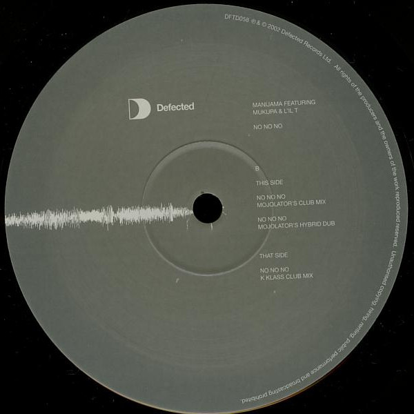 Manijama Featuring Mukupa & L'il T - No No No | Defected (DFTD058) - 3