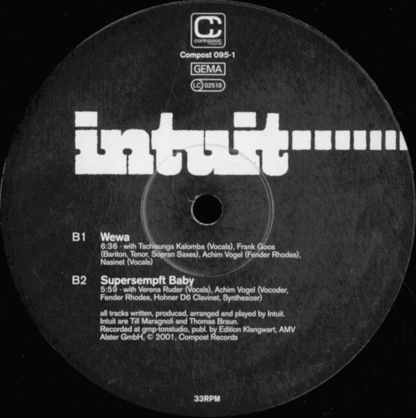 Intuit - A New Beginning | Compost Records (COMPOST 095-1) - 2