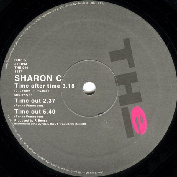 Sharon C - Time After Time | THe (THE 010) - 2