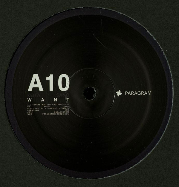Keita Sano - Want | Paragram (PARAGRAM 010) - main