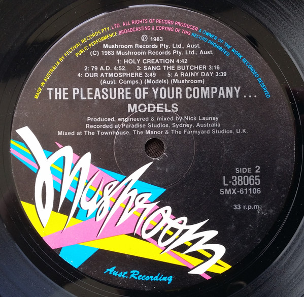 Models - The Pleasure Of Your Company... | Mushroom (L 38065) - 7