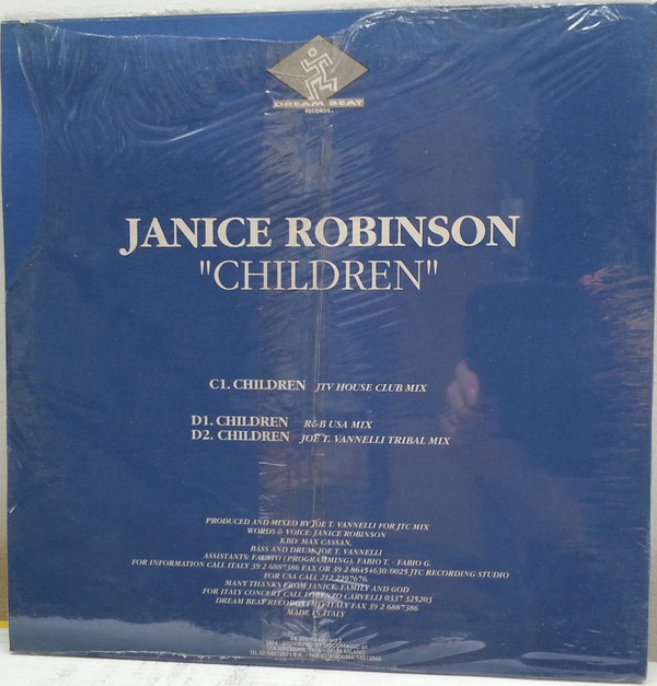 Janice Robinson - Children | Dream Beat (DB 005/94 Record 2) - 2 Janice Robinson - Children | Dream Beat (DB 005/94 Record 2) - 2