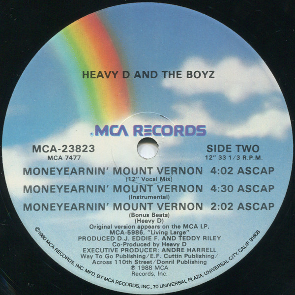 Heavy D And The Boyz - Don't You Know / Moneyearnin' Mount Vernon | MCA Records (MCA-23823) - 2