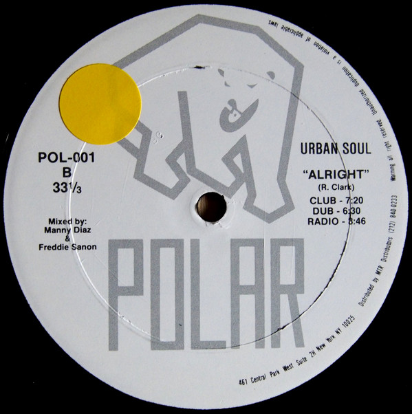 Urban Soul - Alright | Polar Records (POL-001) - 2 Urban Soul - Alright | Polar Records (POL-001) - 2