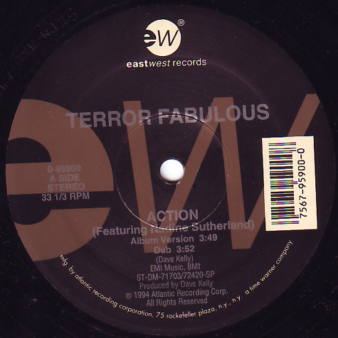 Terror Fabulous - Action / No Ride | EastWest Records America (0-95900)
