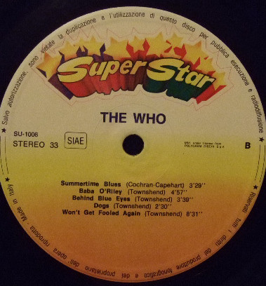 The Who - Greatest Hits | SuperStar (HRS 8) - 4 The Who - Greatest Hits | SuperStar (HRS 8) - 4