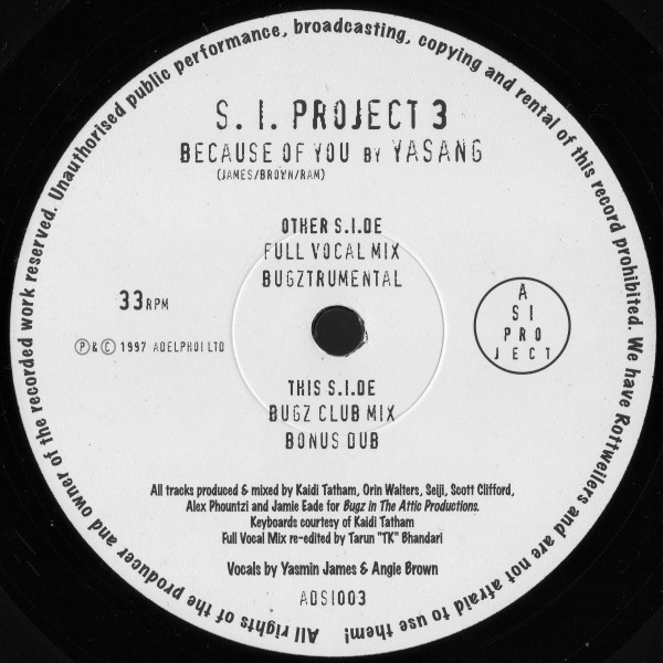 Yasang - Because Of You | SI Project (ADSI003) - main Yasang - Because Of You | SI Project (ADSI003) - main