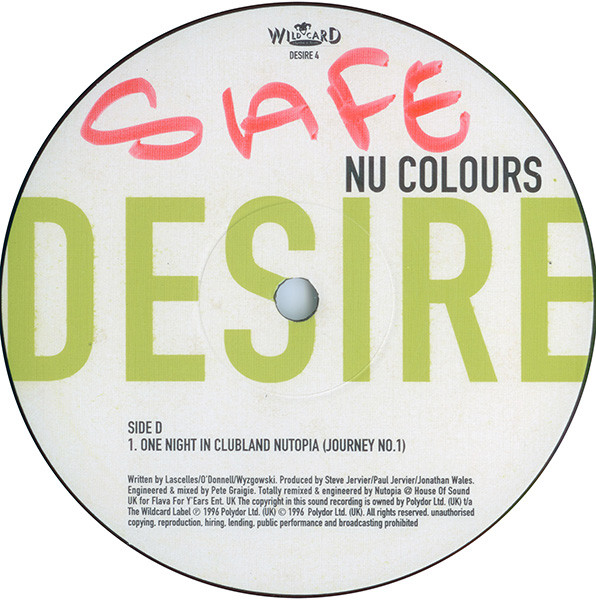 Nu Colours - Desire (The House Mixes) | Polydor (DESIRE 3 / DESIRE 4) - 4