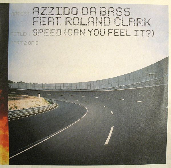 Azzido Da Bass Feat. Roland Clark - Speed (Can You Feel It?) (Part 2 Of 3) | Club Tools (013444-0 CLU)