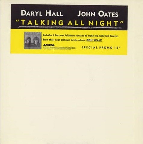 Daryl Hall & John Oates - Talking All Night | Arista (ADP-9779) - main Daryl Hall & John Oates - Talking All Night | Arista (ADP-9779) - main