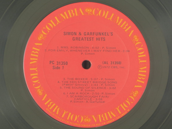 Simon & Garfunkel - Simon And Garfunkel's Greatest Hits | Columbia (PC 31350) - 4 Simon & Garfunkel - Simon And Garfunkel's Greatest Hits | Columbia (PC 31350) - 4