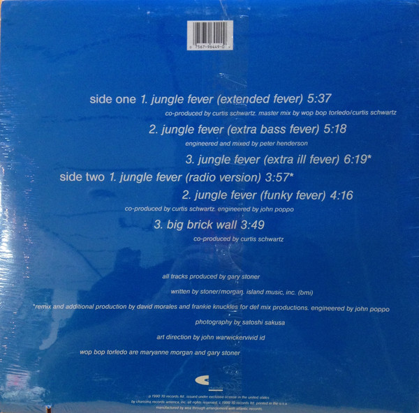 Wop Bop Torledo - Jungle Fever | Charisma (0-96449) - 2 Wop Bop Torledo - Jungle Fever | Charisma (0-96449) - 2