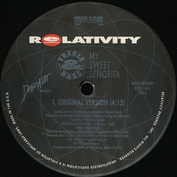 Treble & Bass - My Sweet Señorita | Relativity (88561-1145-1) - main Treble & Bass - My Sweet Señorita | Relativity (88561-1145-1) - main