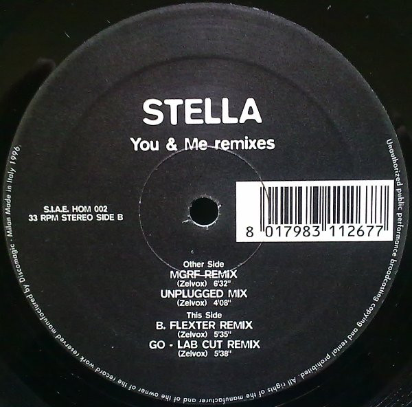 Stella - You & Me Remixes | House Of Music (HOM 002)