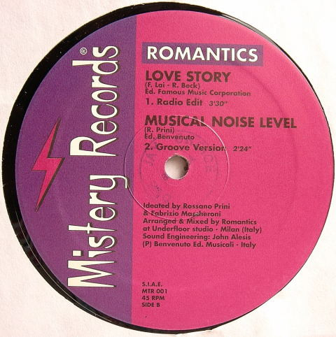 Romantics - Love Story | Mystery Records (MTR 001) - main Romantics - Love Story | Mystery Records (MTR 001) - main