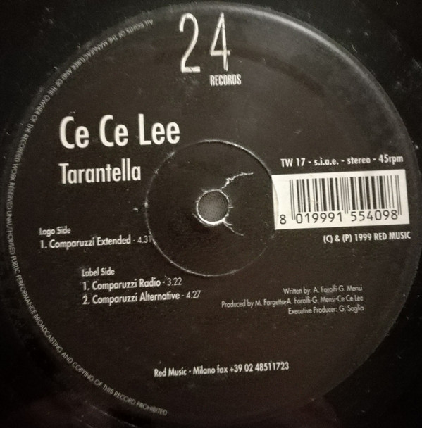 Ce Ce Lee - Tarantella | 24 Records (TW 17)