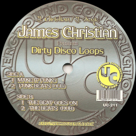 James Christian - Dirty Disco Loops | Underground Construction (UC-211) - main